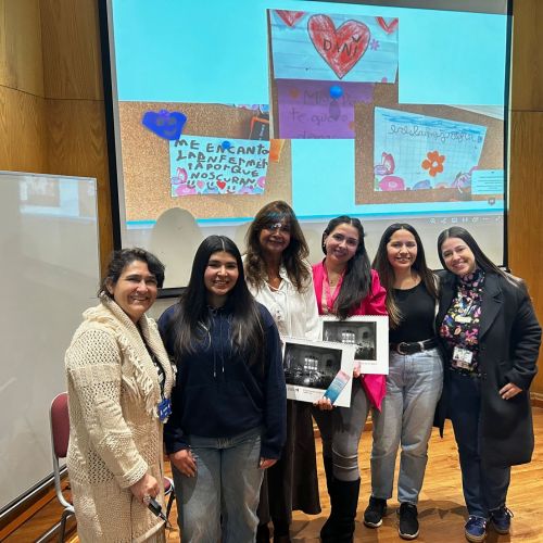 Presentación de Salud Escolar a estudiantes de enfermería de la Universidad de Chile